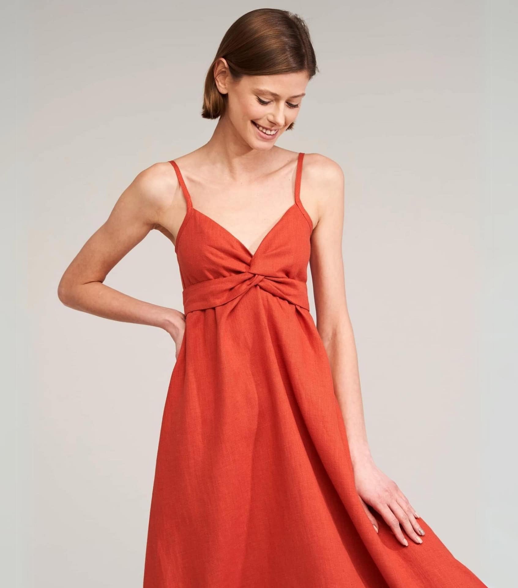 Image by Linen Handmade Studio (linen-wedding-guest-dresses)