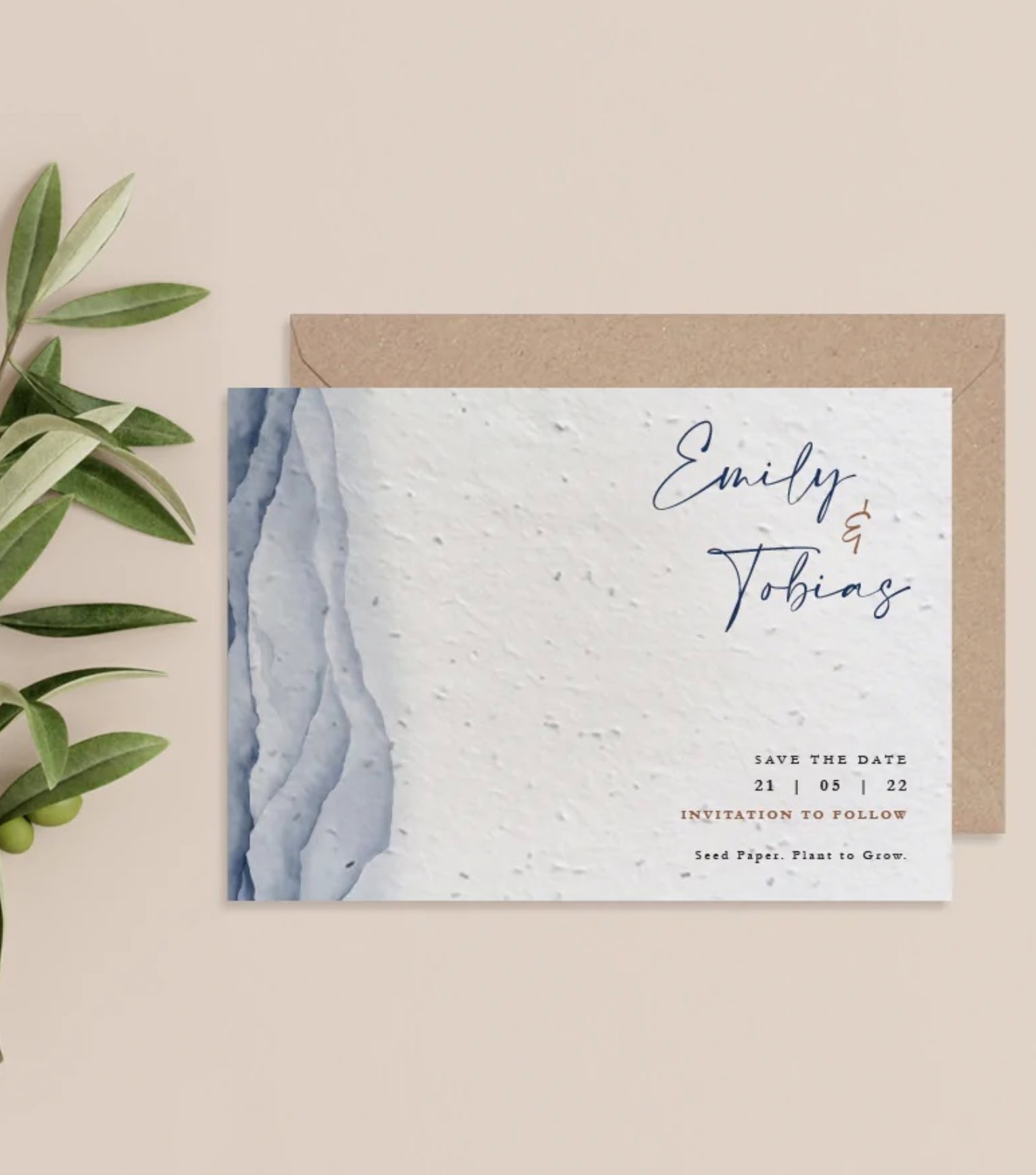 Image by Little Green Paper Shop (eco-friendly-wedding-invitations)