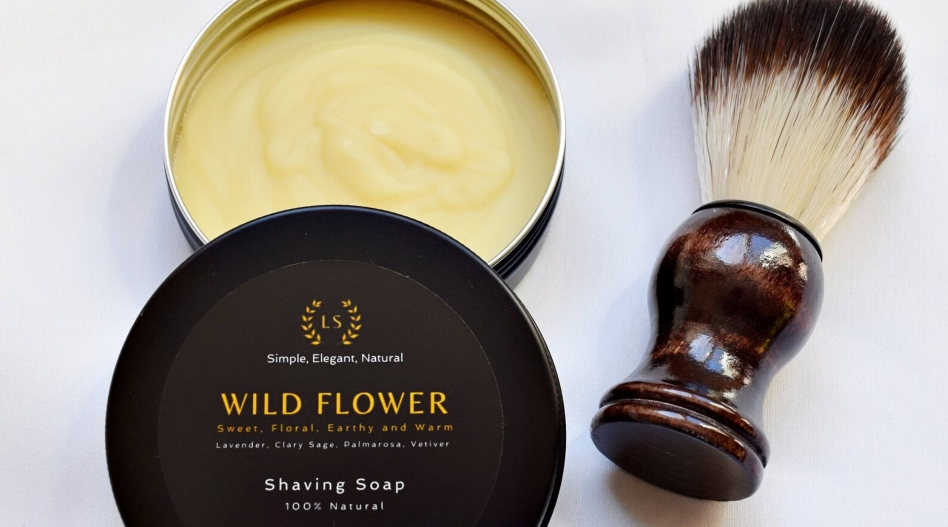 Image by Lusitania Soaps (shaving-soap-bar)
