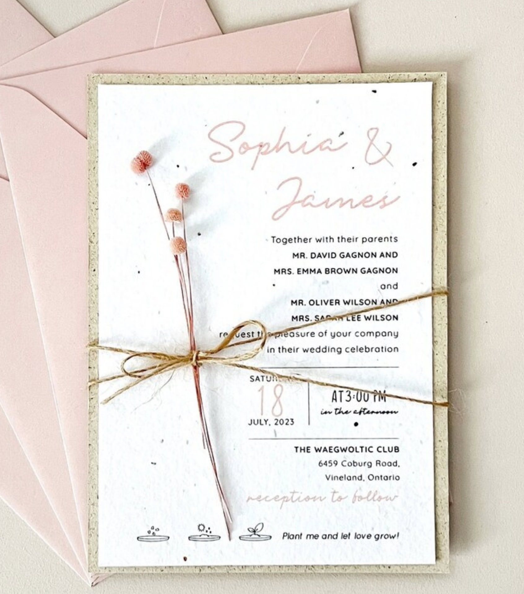 Image by Myeco Designs (eco-friendly-wedding-invitations)