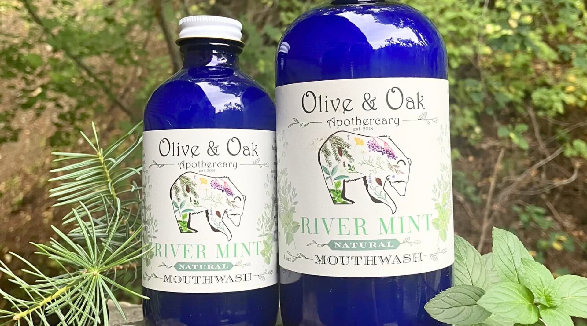Image by Olive & Oak Organics (sustainable-mouthwash)