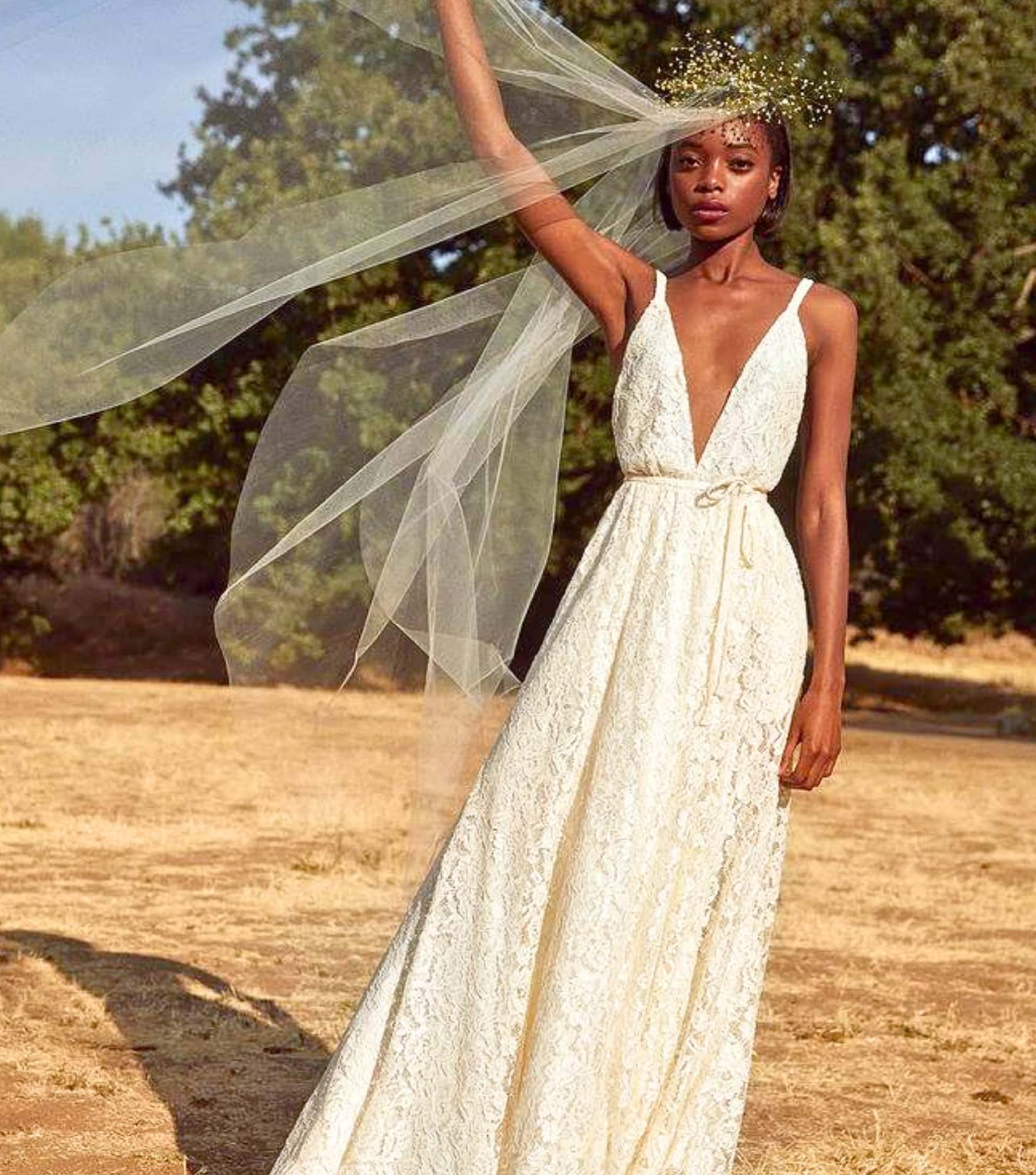Image by Reformation (sustainable-wedding-dresses)