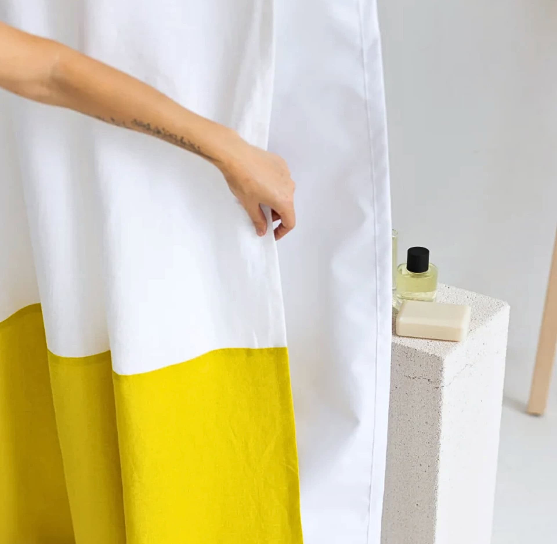 Image by Sand Snow Linen (non-toxic-shower-curtain)