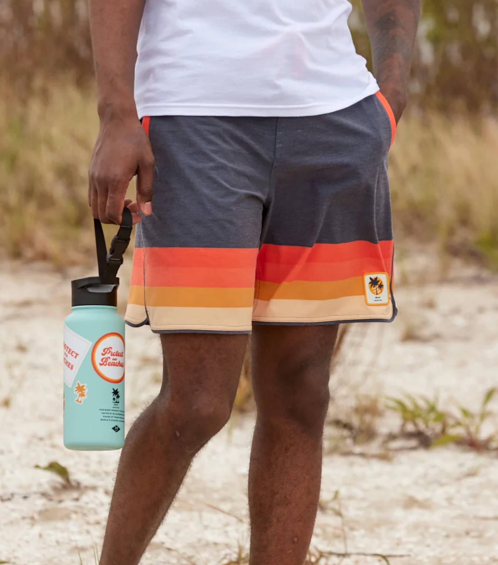 Image by United by Blue (sustainable-mens-swimwear)